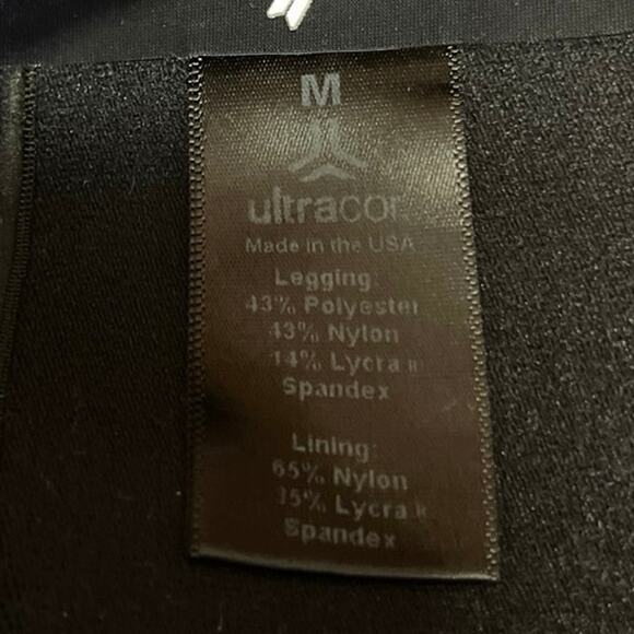 Ultracor Knockout Star  Black Camo Skinny High Waist Activewear Leggings Pants M - Picture 5 of 5